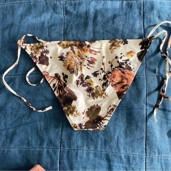 NWOT Ulla Johnson Maria Floral Bikini Bottom Size Small - Picture 3 of 5